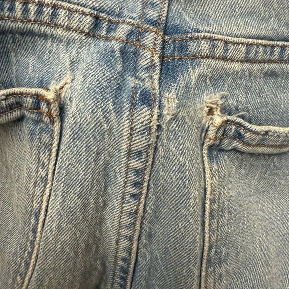 Madewell Light Blue High-Rise Wide-Leg Jeans - Picture 9 of 10